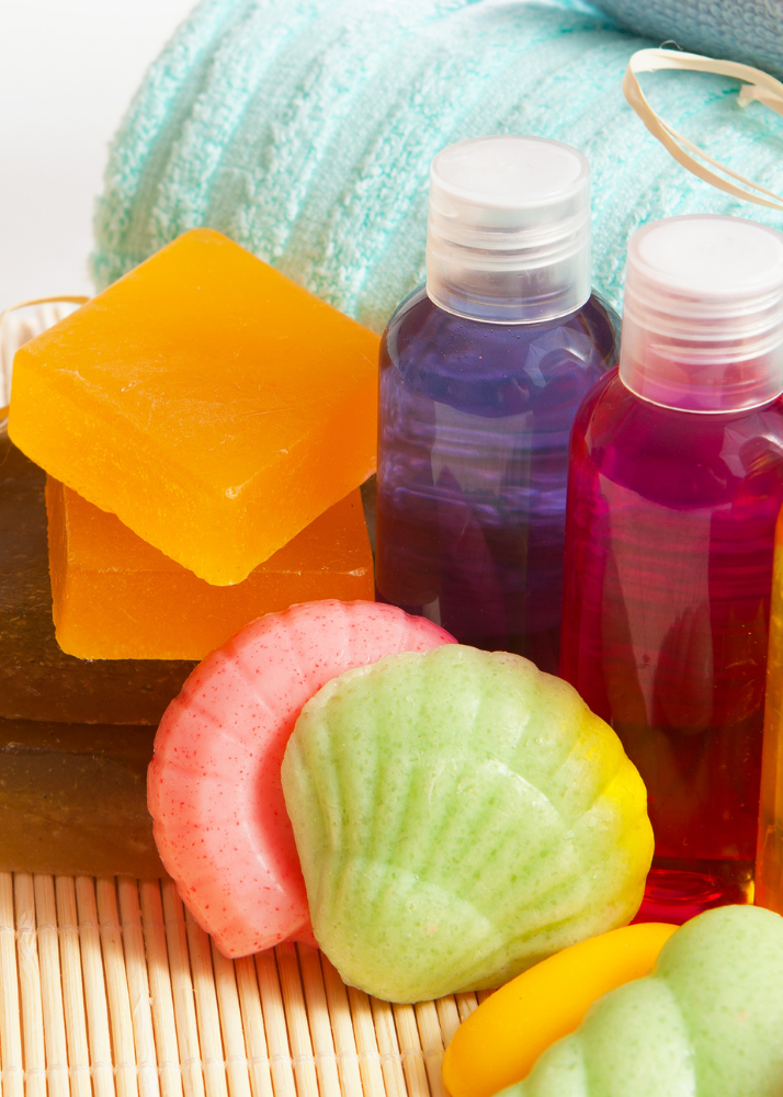 Various kinds of soap