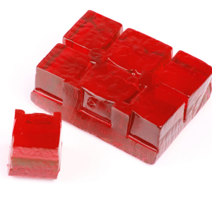 red jell-o cubes